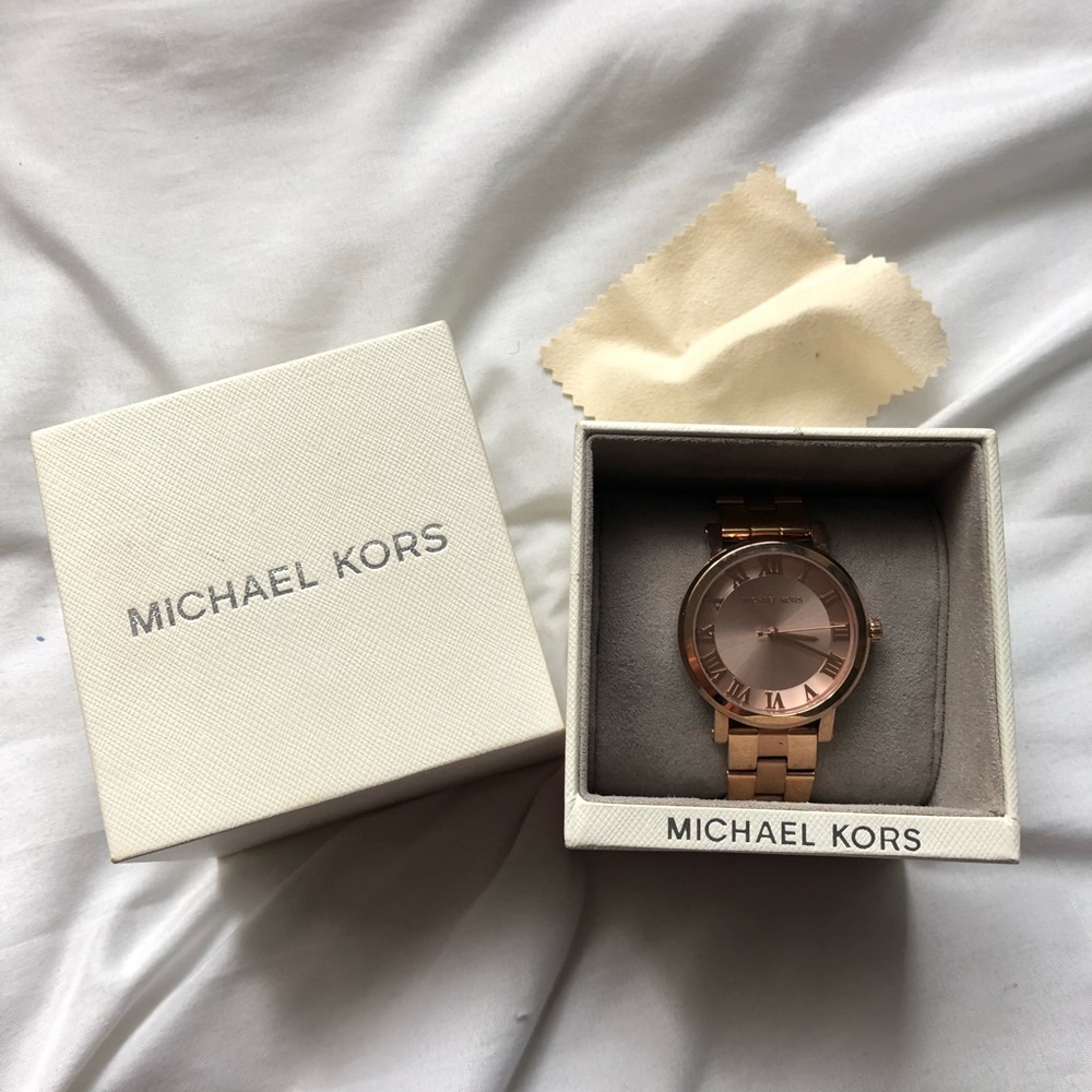 Rose gold Michael Kors Watch